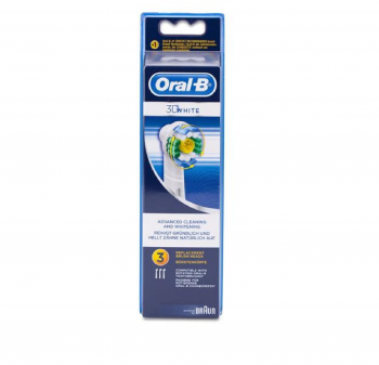 CEPILLO DENTAL ELECTRICO RECARGABLE ORAL-B 3D WHITE 3 U (EB18-3)
